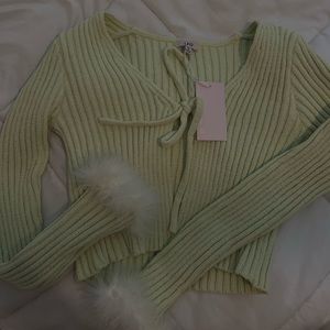 Vici Lime Green Top